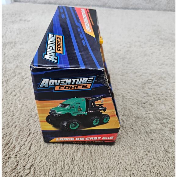 Adventure Force Vehicle Large Die Cast 6x6 Construction Truck Friction Motor - Picture 4 of 6